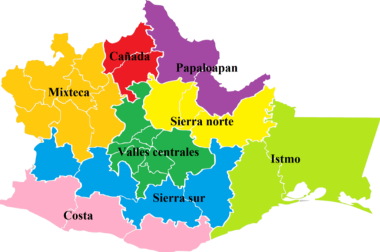 Mapa de Oaxaca